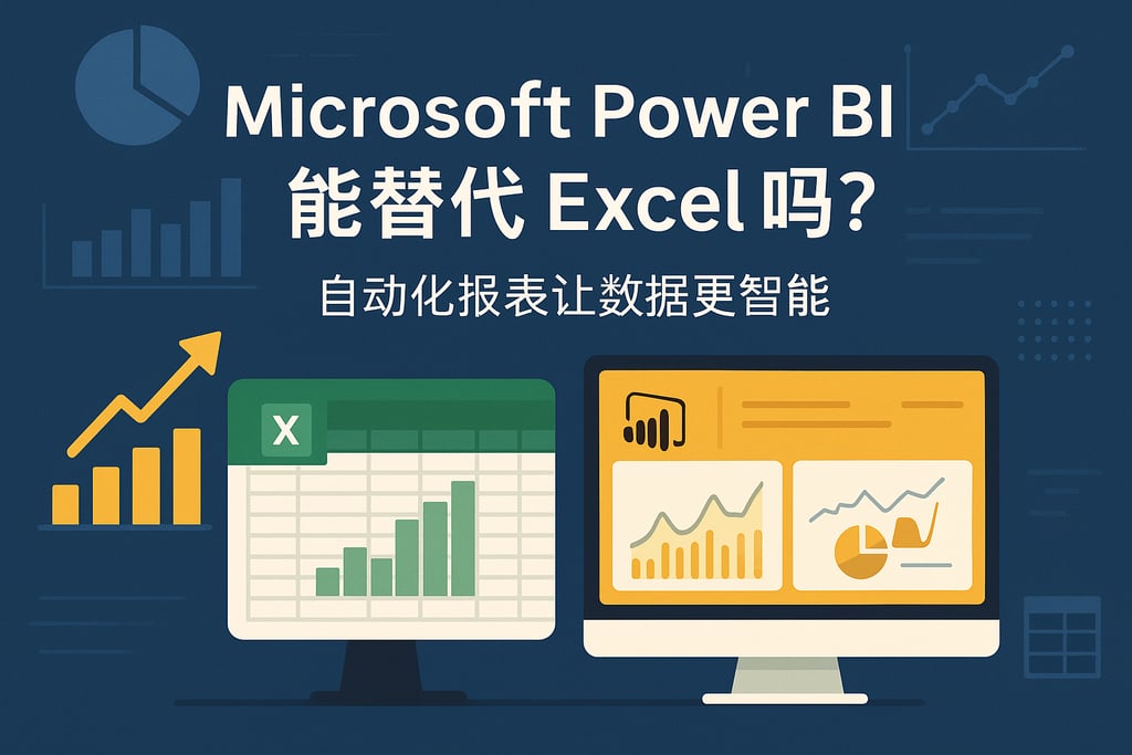 Microsoft Power BI能替代Excel吗？自动化报表让数据更智能